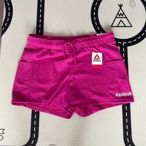 Relaxed shorts pink reebok NWT